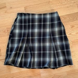 Flawed Plaid Skirt
